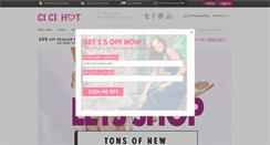 Desktop Screenshot of cicihot.com